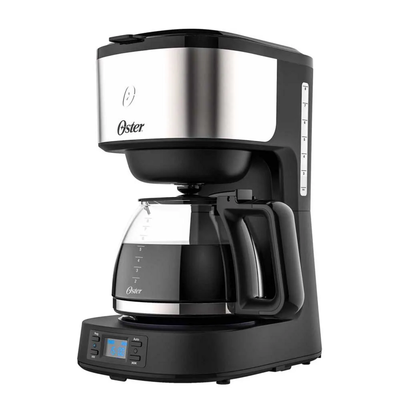 Cafetera Oster 8 Tazas Filtro Permanente y Apagado Auto
