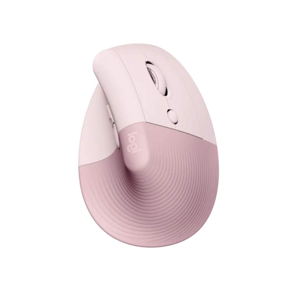 Mouse Inalambrico Vertical Logitech LIFT Rosa