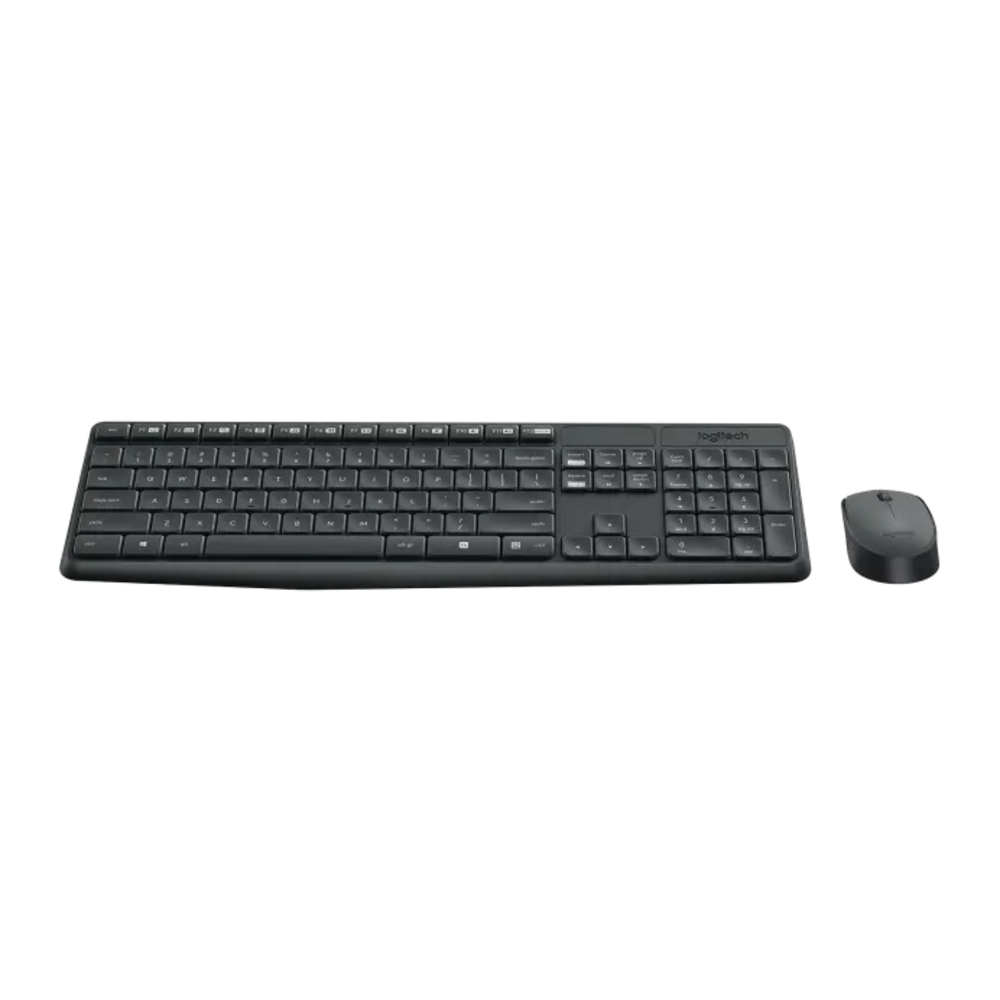 Combo Teclado y Mouse Inalambrico Logitech MK235 Negro