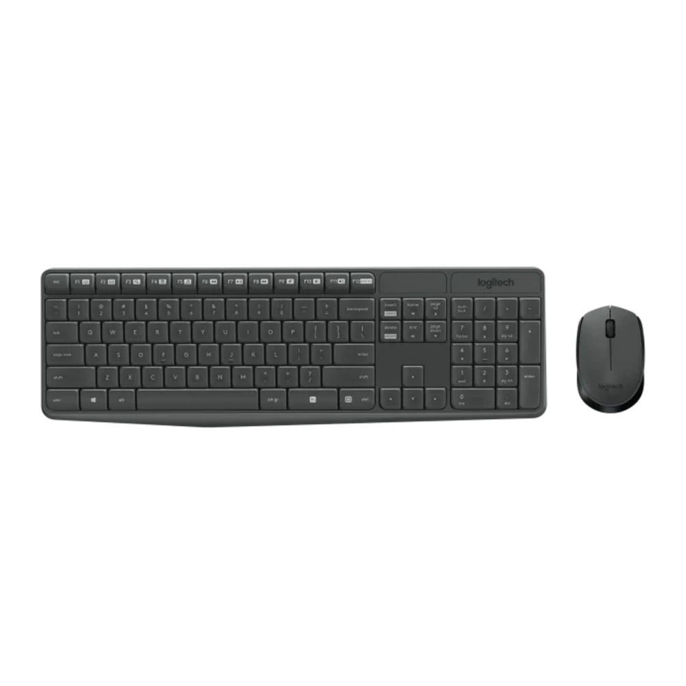 Combo Teclado y Mouse Inalambrico Logitech MK235 Negro