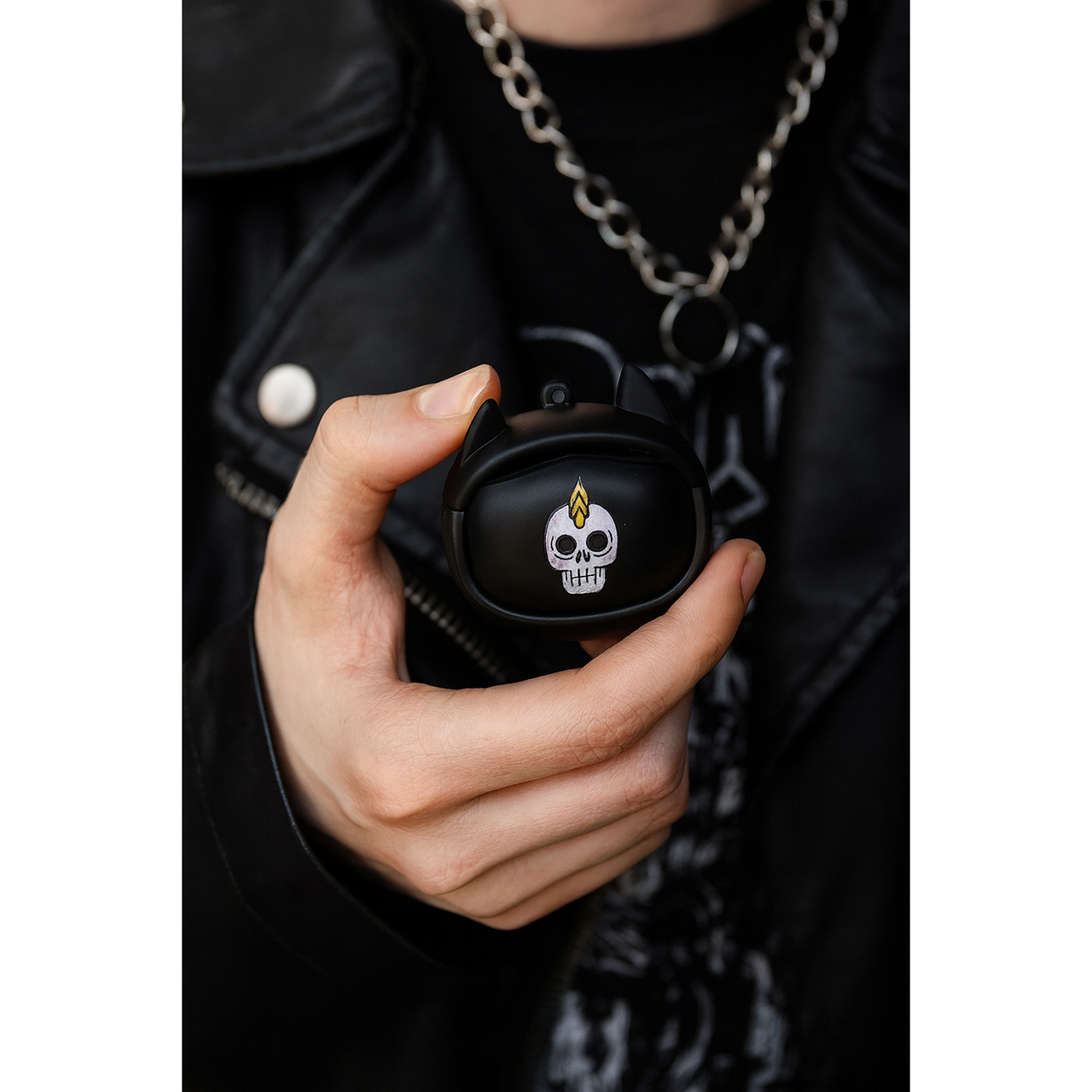 Audifonos Bluetooth In Ear Fiddler Skull Rolling Face