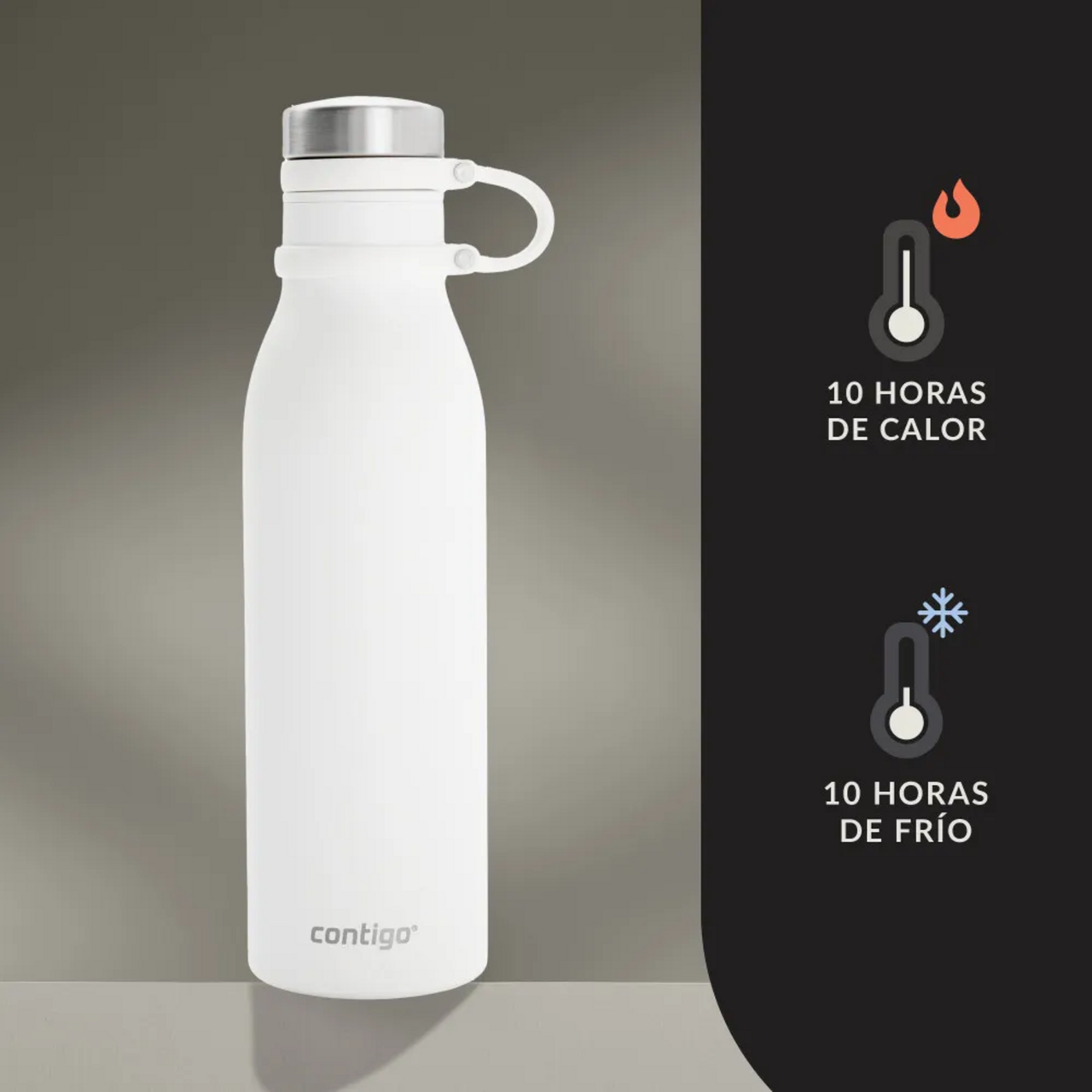 Botella Termica Contigo Matterhorn Blanca 591 ml
