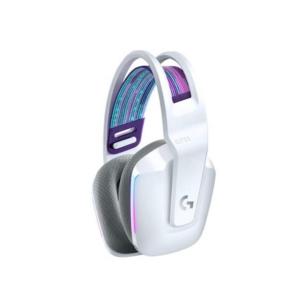 Audífonos Gamer inalámbricos Logitech G733 Blanco RGB