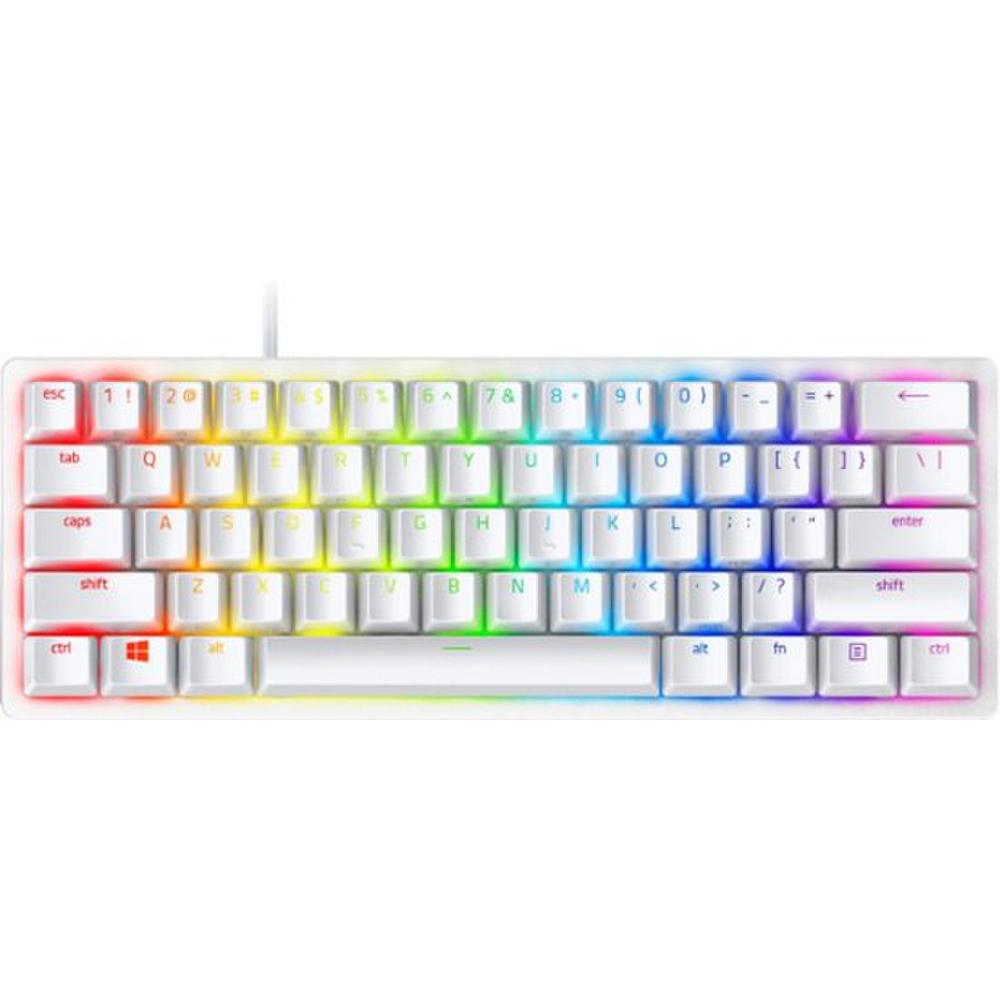 Teclado Gamer Razer Huntsman Mini Mercury Sw Purple Ing