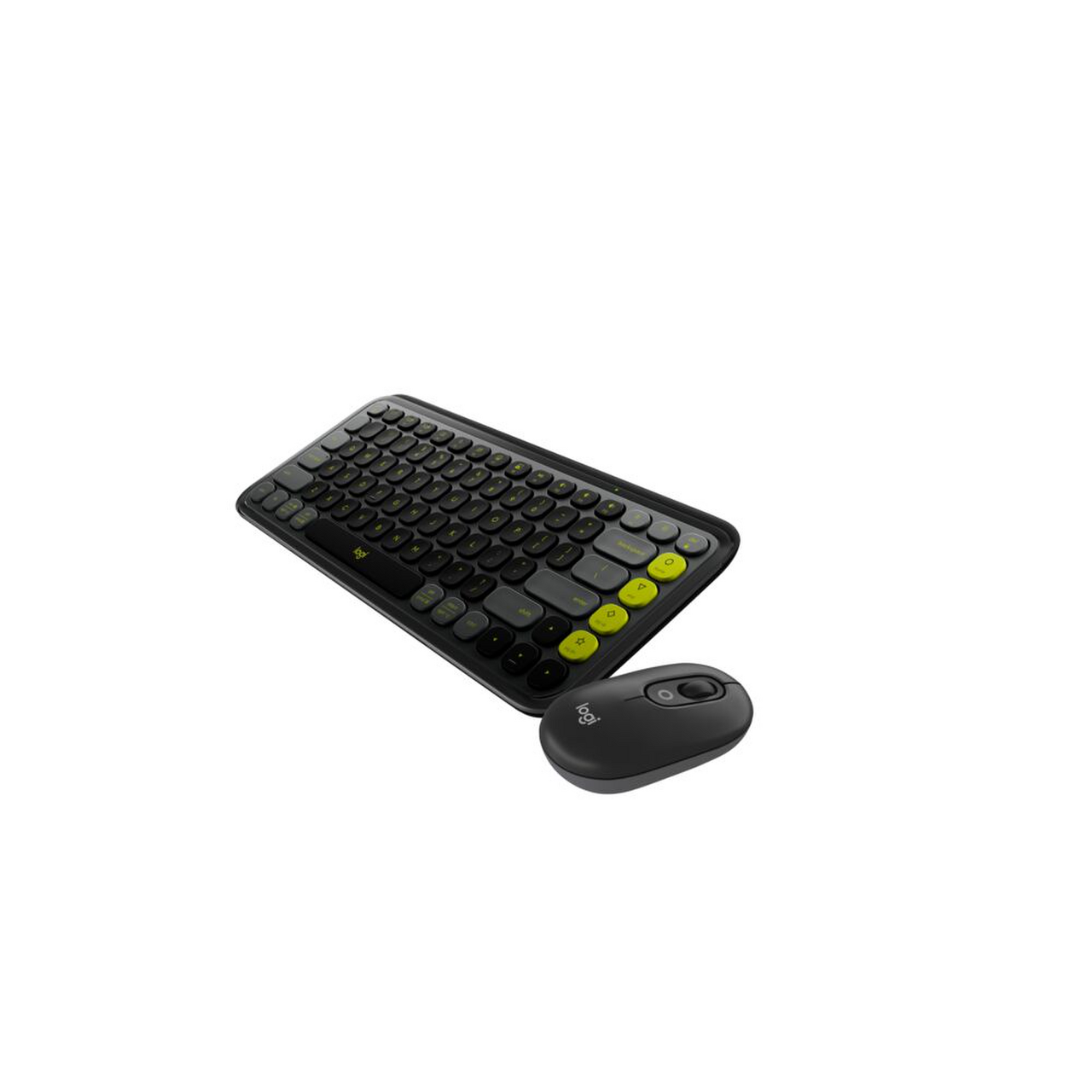 Combo Teclado + Mouse Inalam Pop Icon Logitech Negro Esp