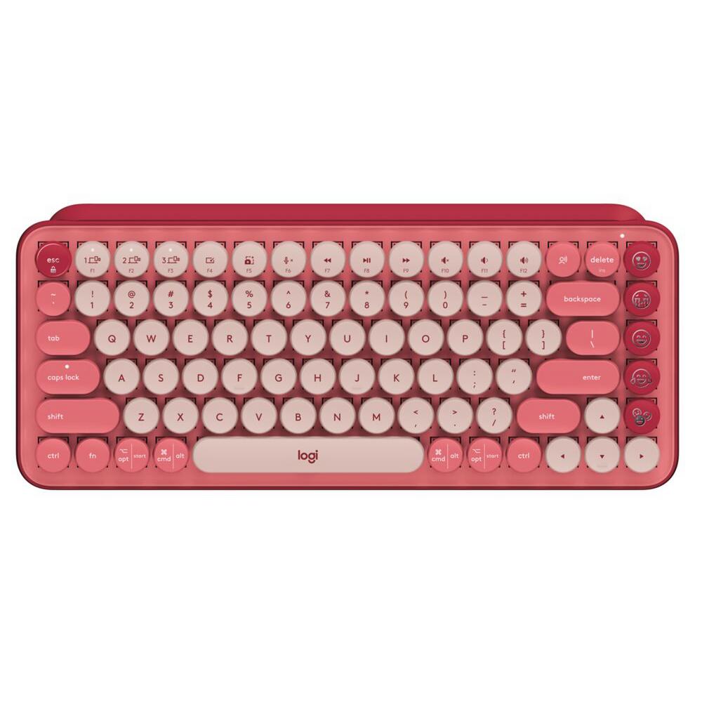 Teclado Logitech Pop Keys Rojo Heartbreaker