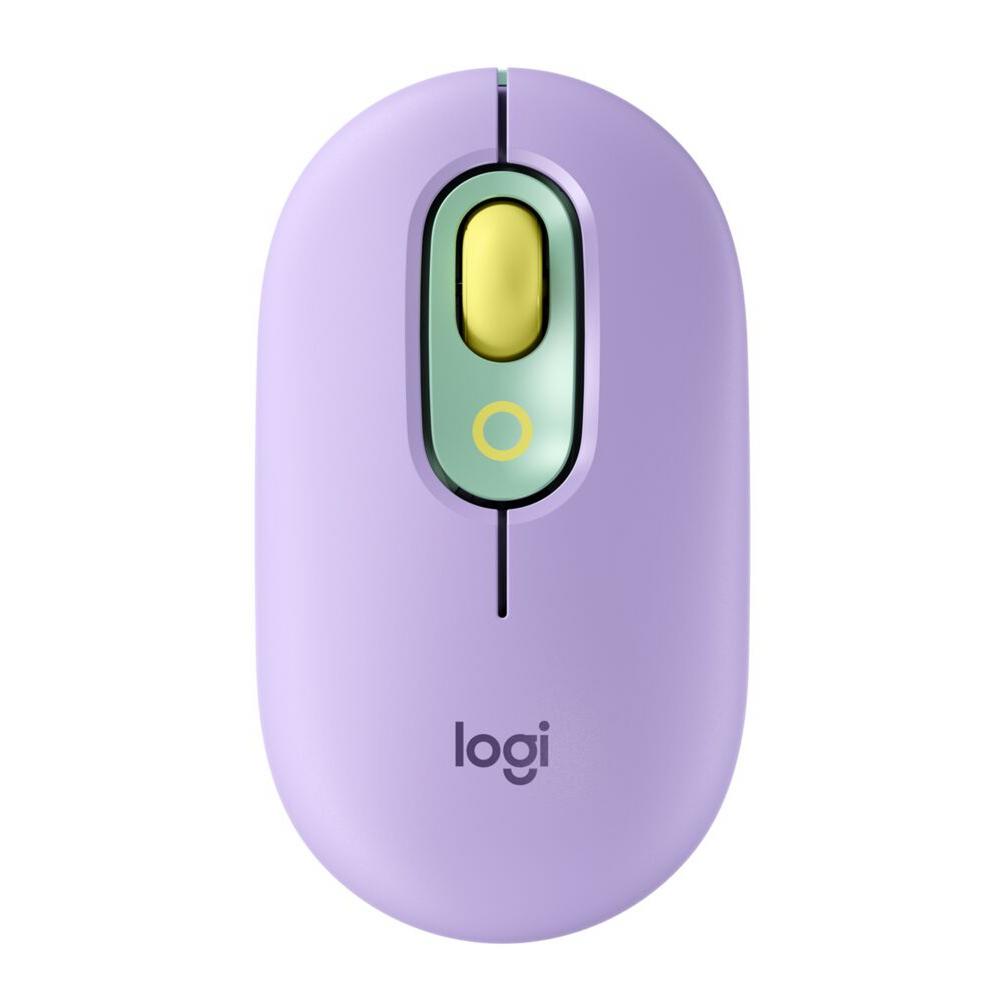 Mouse Inalambrico Logitech Pop Emoji Lila