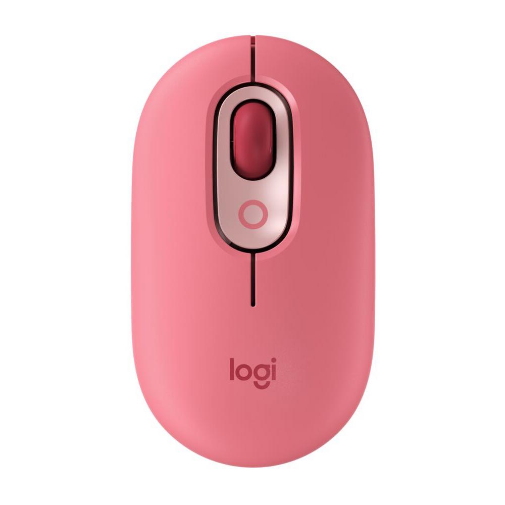 Mouse Inalambrico Logitech Pop Emoji Rojo