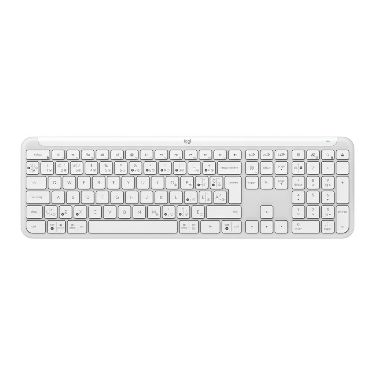 Teclado Inalambrico Logitech K950 Signature Esp Blanco