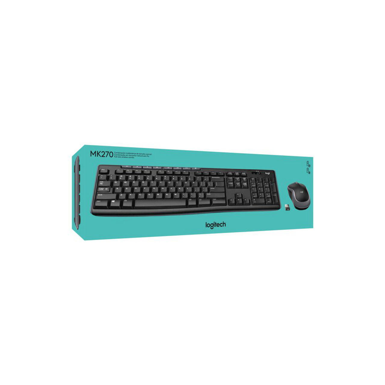 Kit Teclado y Mouse Logitech Inalambrico MK270