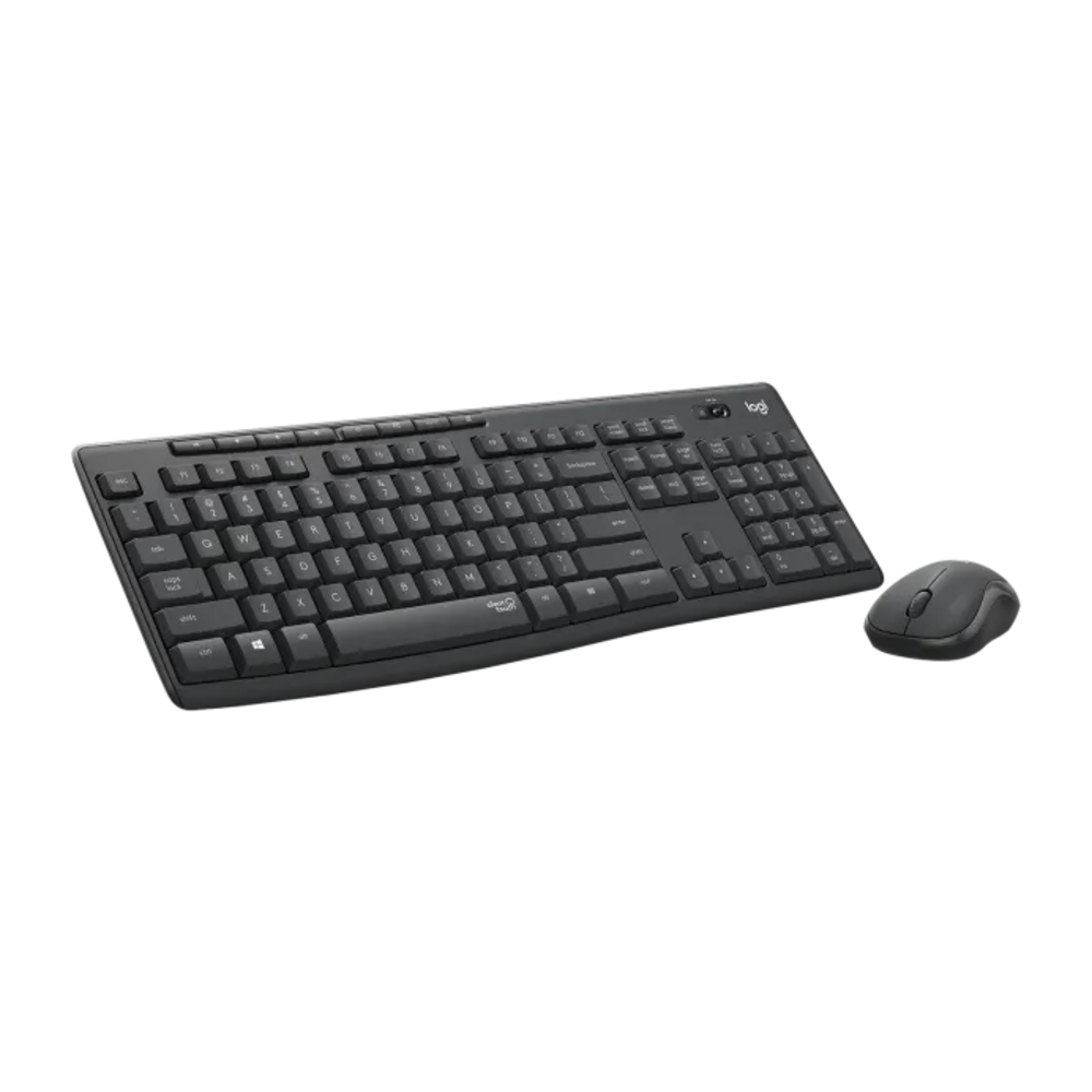 Kit Teclado y Mouse Inalambrico Logitech Silent MK295 Negro