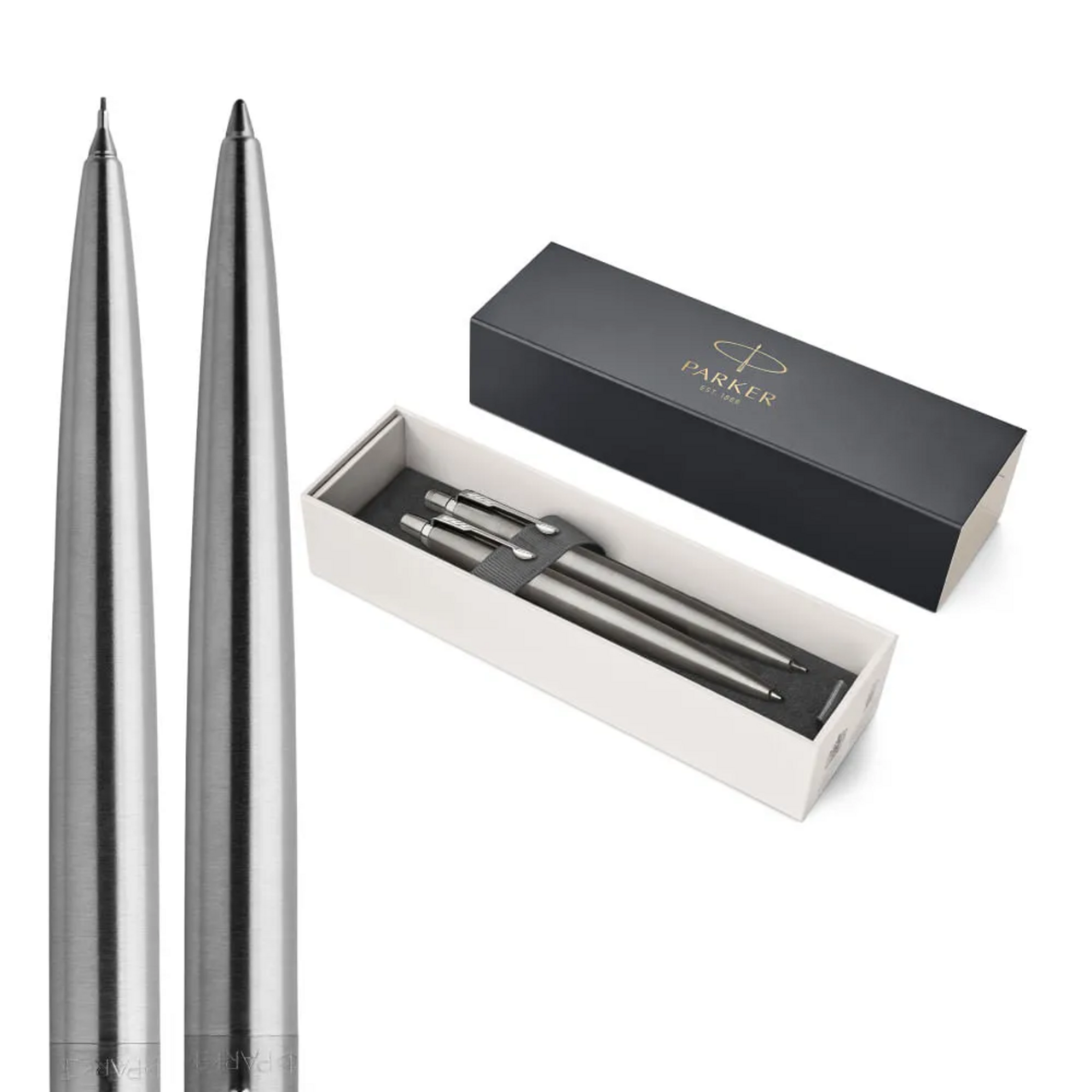 Set Parker Pack Boligrafo y Portaminas Jotter Acero