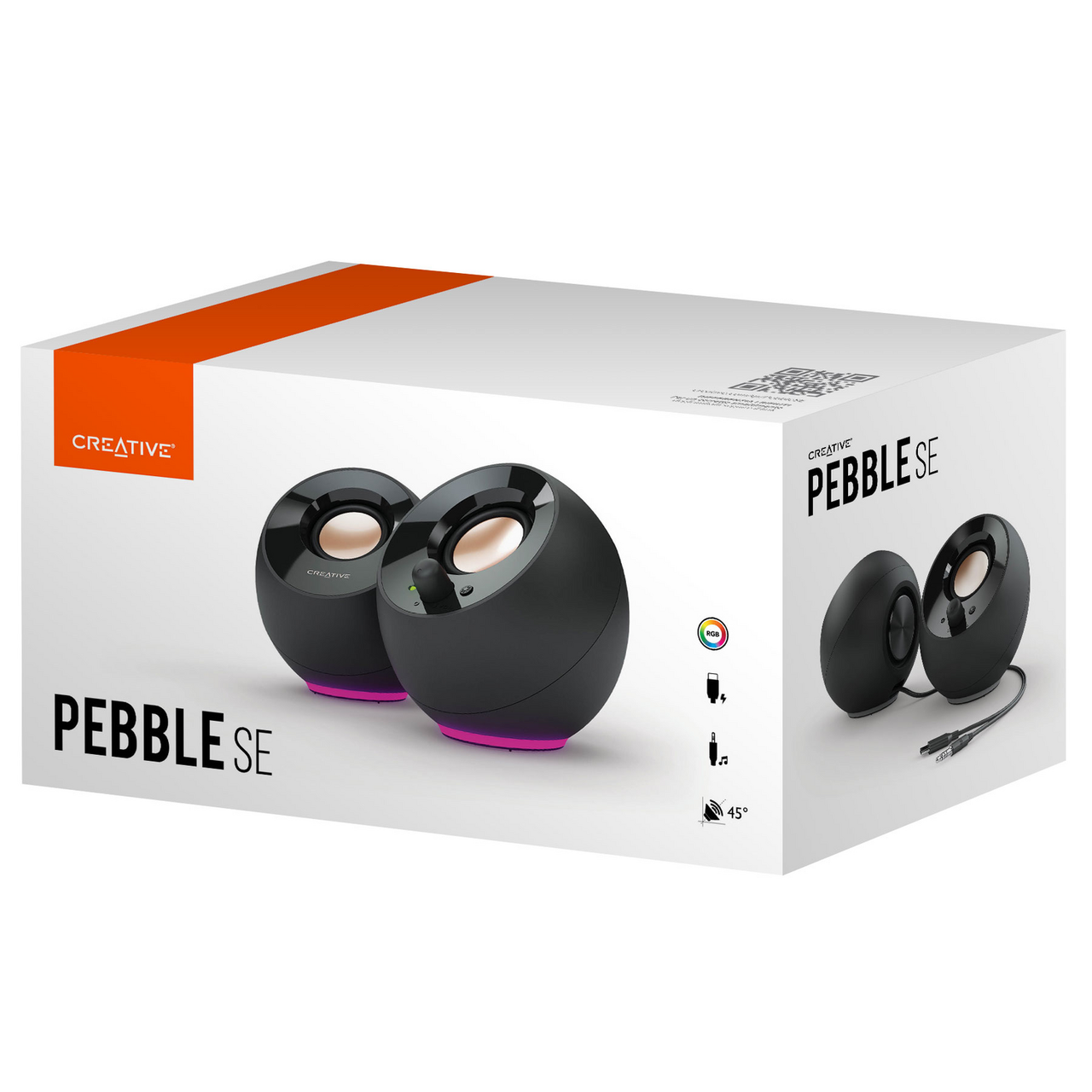 Parlante Creative Pebble SE Negro MF1725