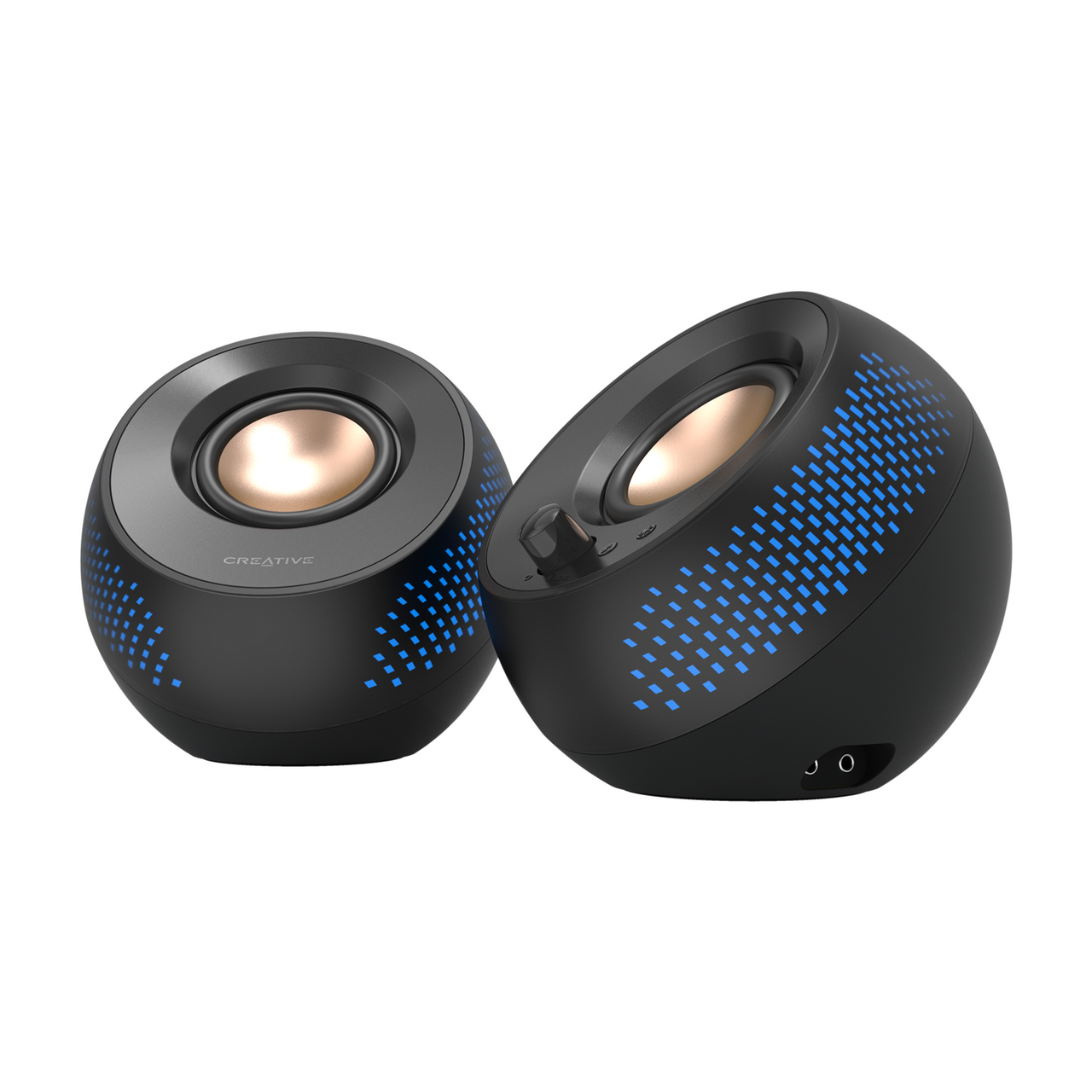 Parlante Creative Pebble X MF1715 Negro Led