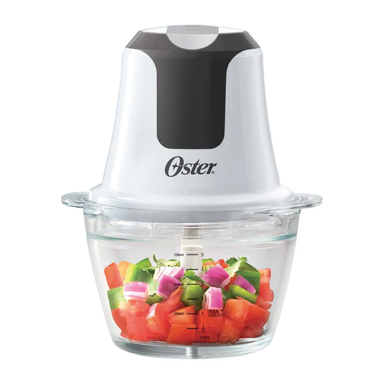 Mini Picadora Oster 3 Tazas con Bowl de Vidrio 2169812