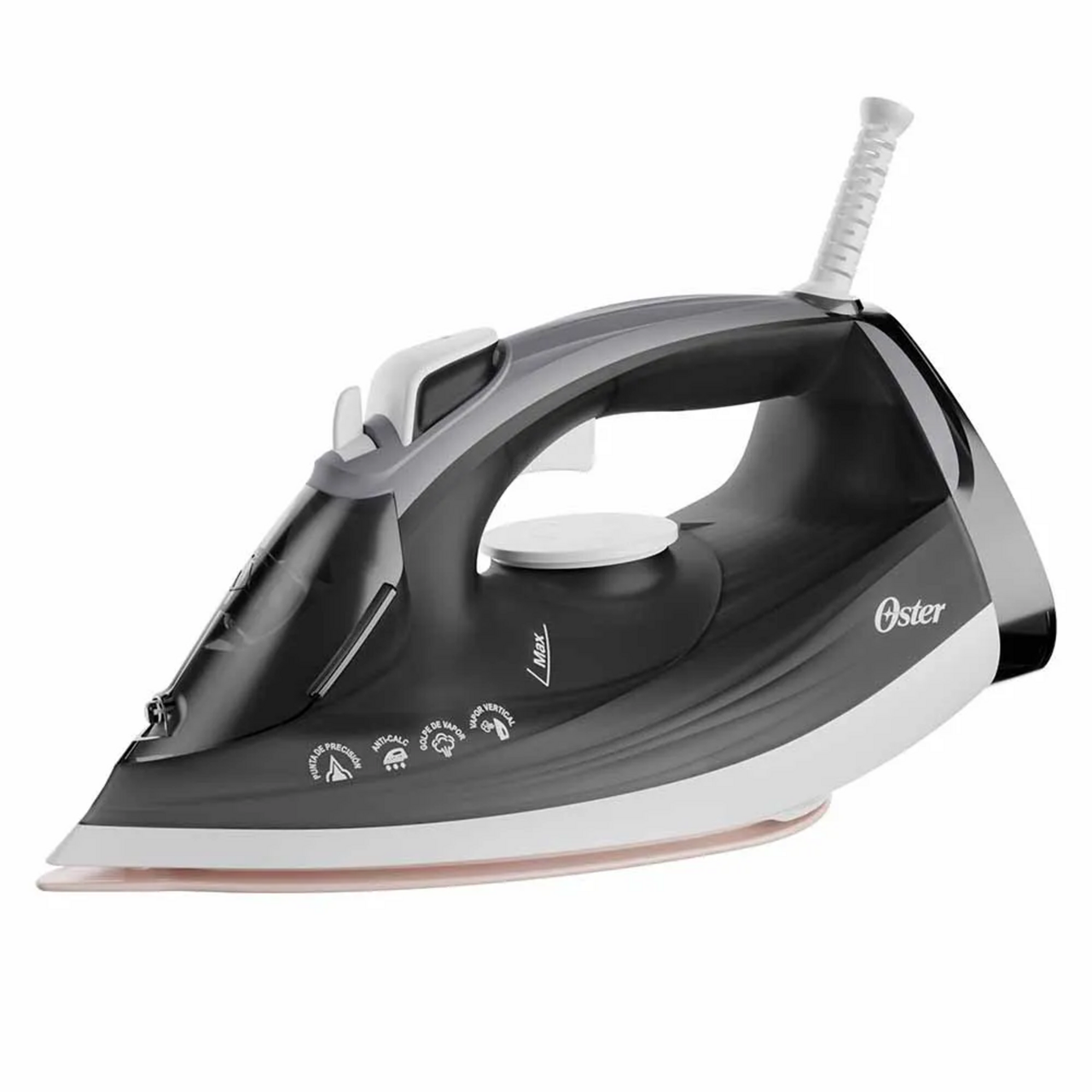 Plancha a Vapor Oster Base Ceramica Grande Gris