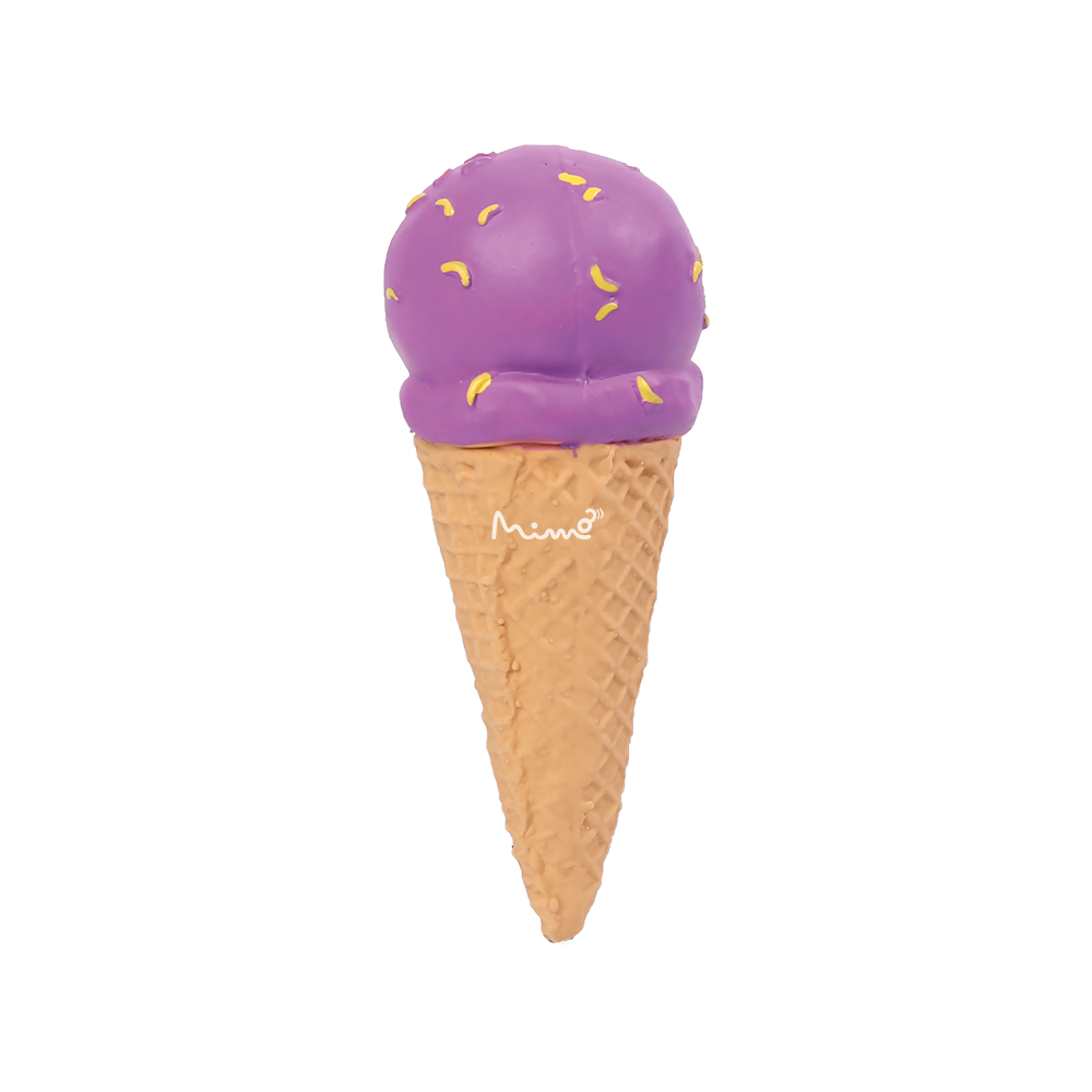 Juguete Para Perro Mimo Helado Morado Latex PP142