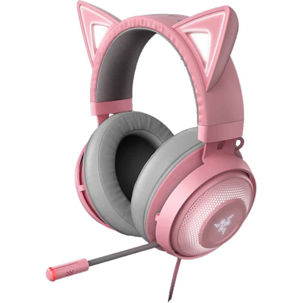 Audifono Gamer Razer Kraken Kitty Chroma Quartz USB