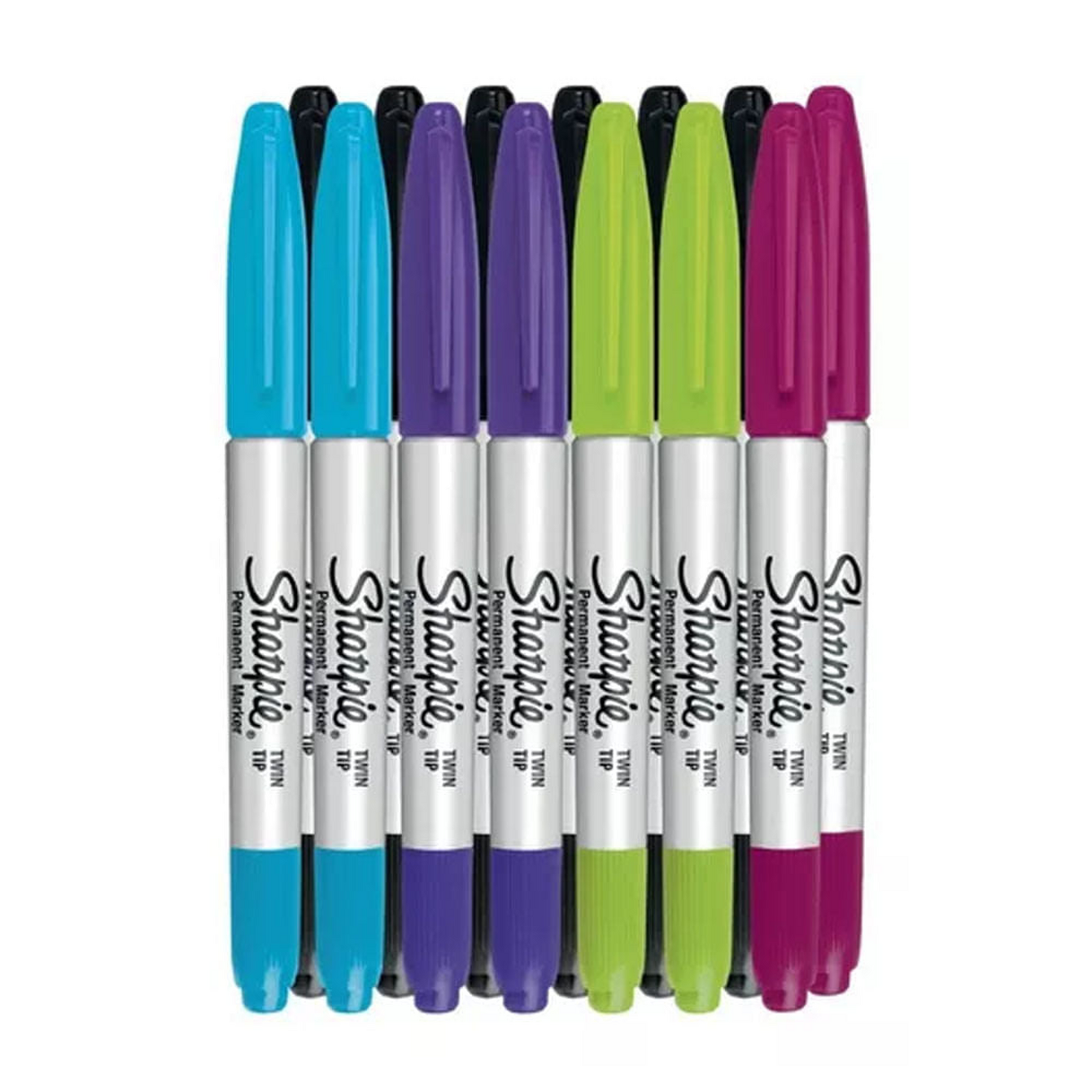 Marcadores Dobles Sharpie 2 Puntas 14 Unidades 5 Colores