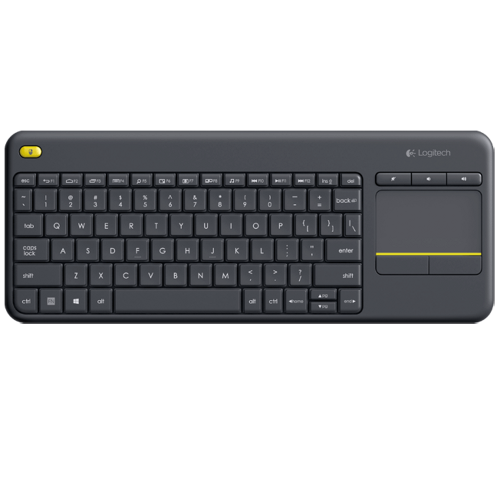 Teclado Logitech Smart TV K400 Plus Negro