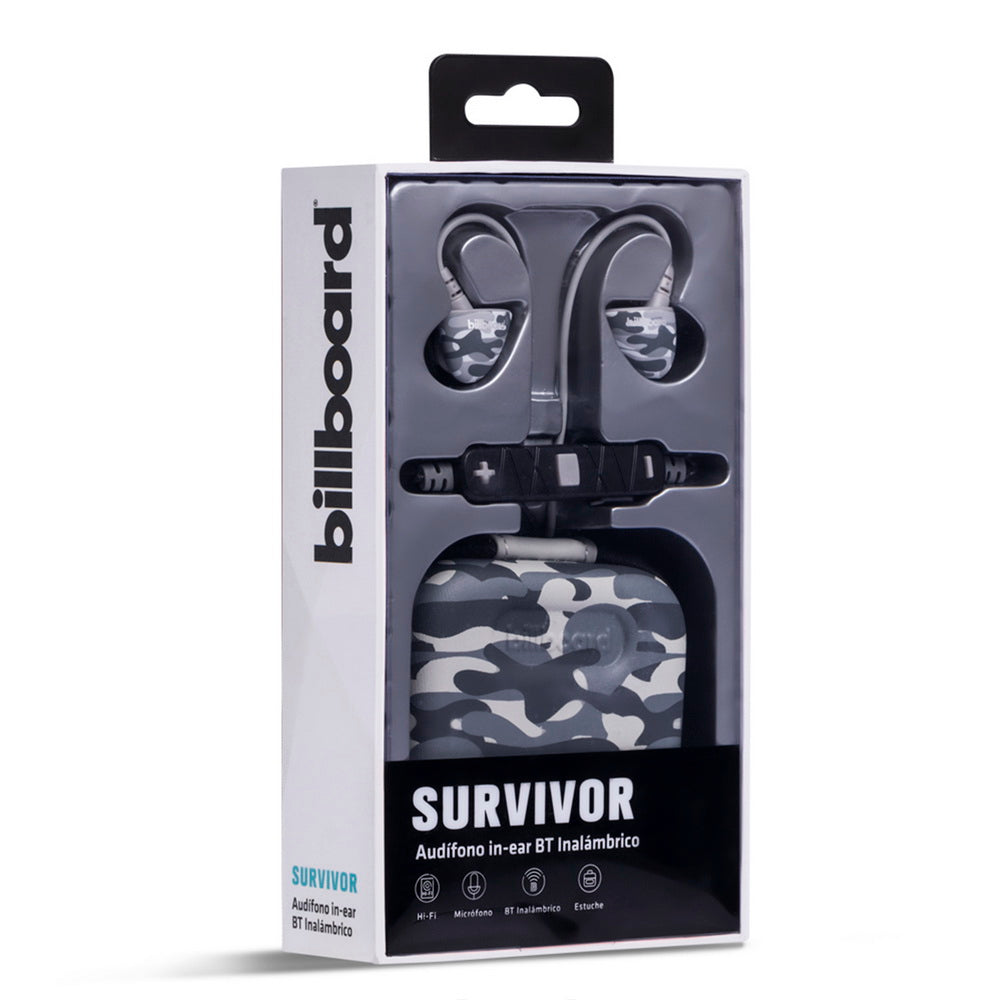 Audifono Bluetooth Billboard In Ear Survivor Negro