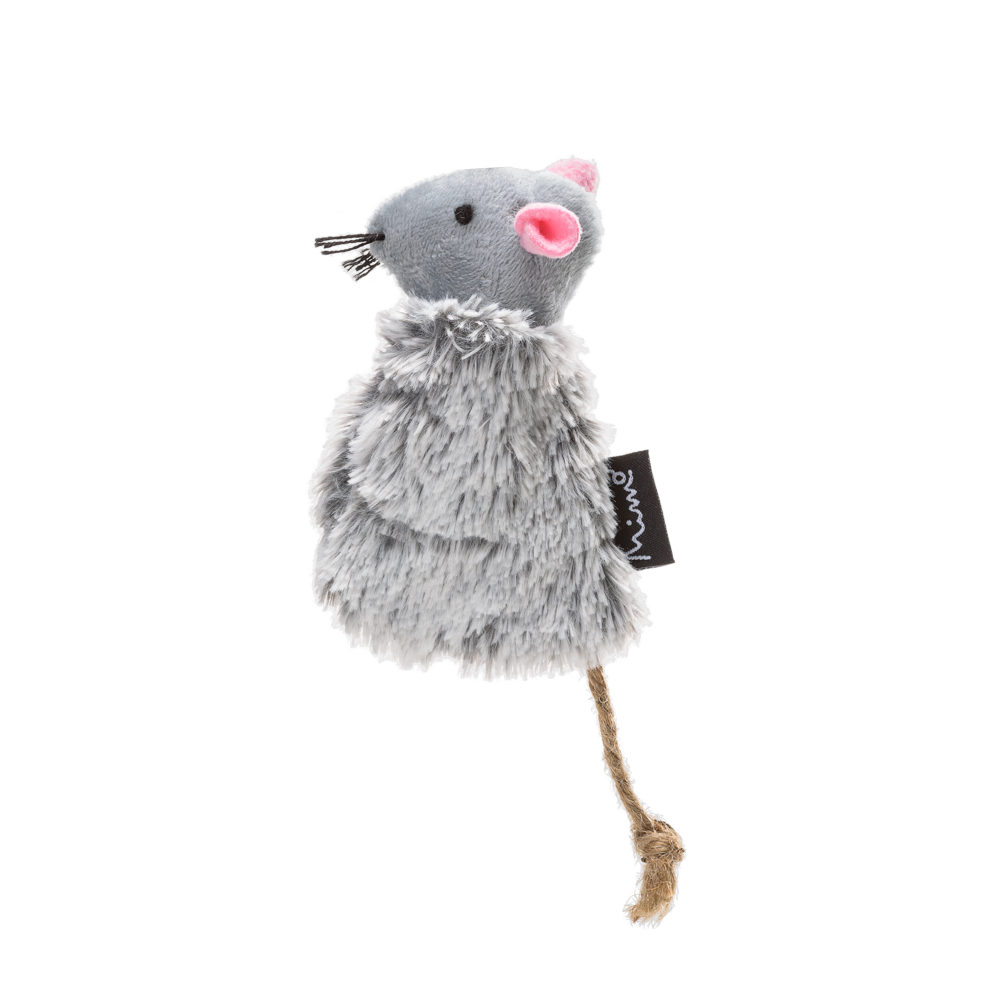 Juguete Gato Mimo Ratoncito Catnip Gris PP135