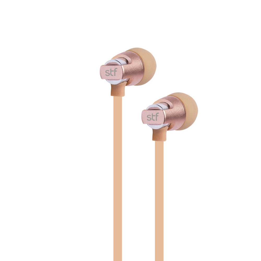 Audifonos STF Frequency In-Ear con Mic Dorado